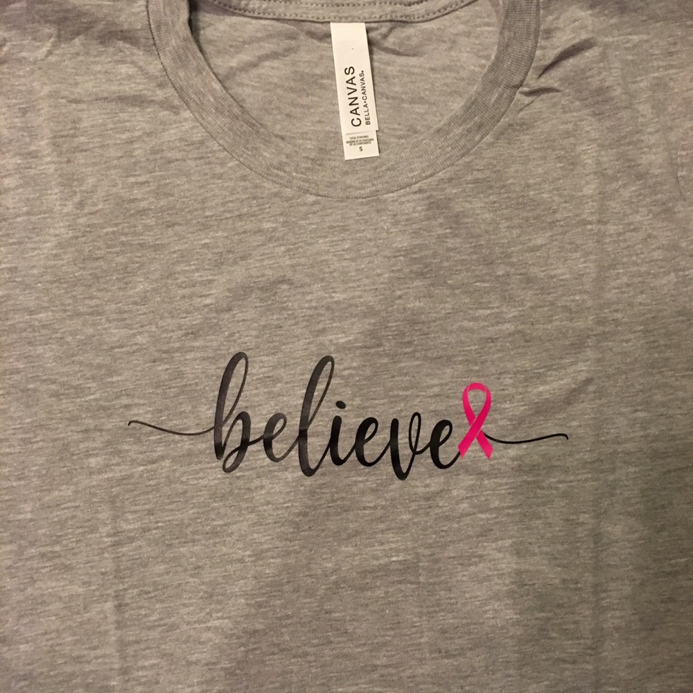 Believe Breast Cancer Awareness shirt